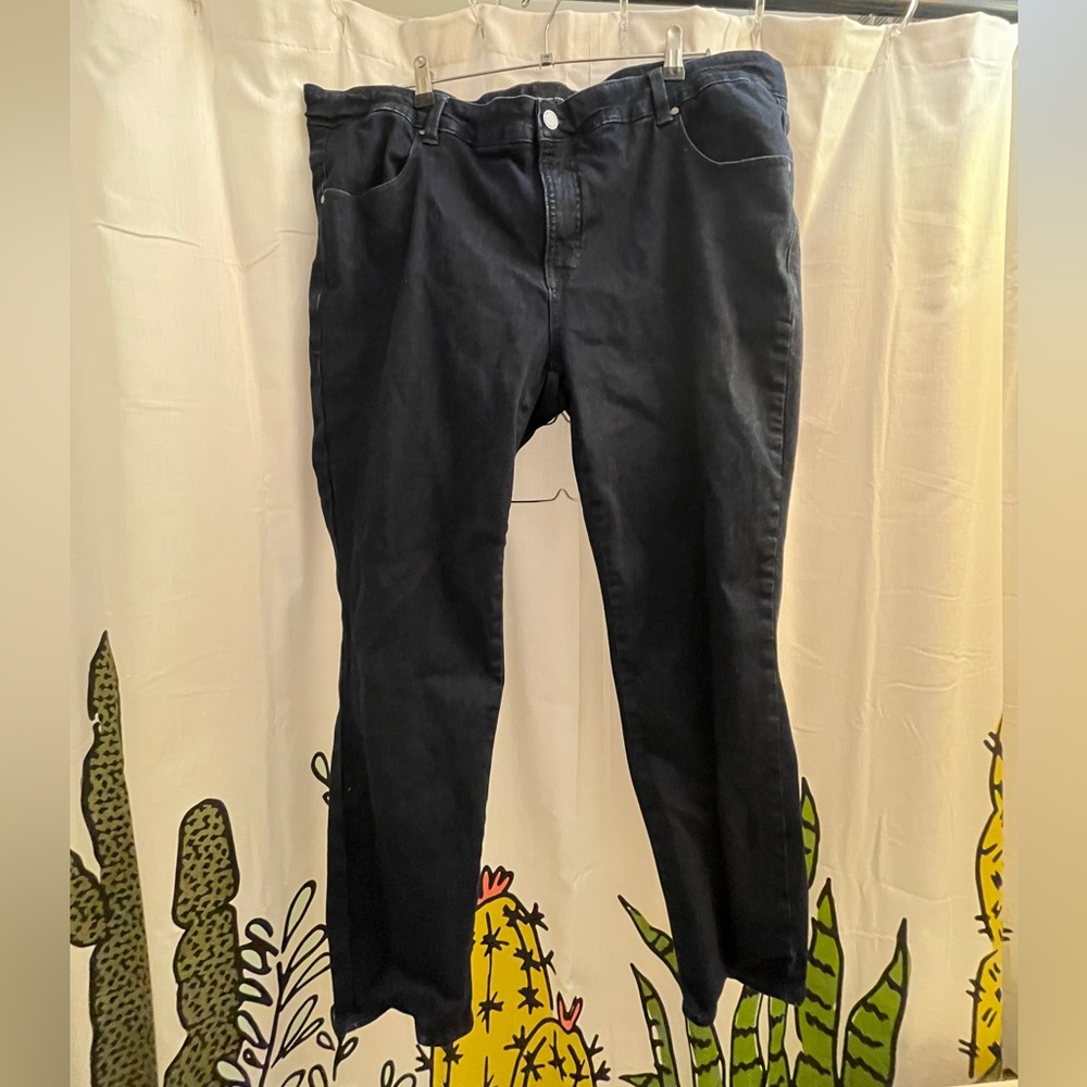 Universal Standard Dark Indigo High Rise Skinny Jeans